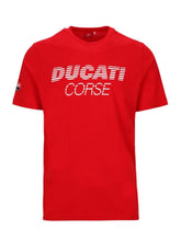 Ducati Corsica Official MotoGP Stripe Logo T-Shirt (as4, Alpha, S, Regular, S), Red